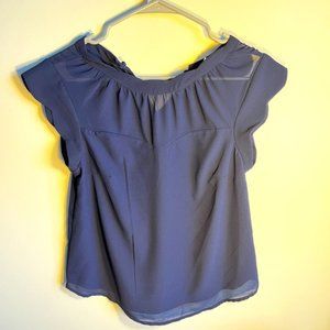 Monteau Navy Blouse